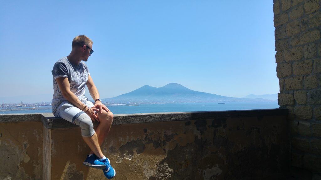 Mount Vesuvius distant view
