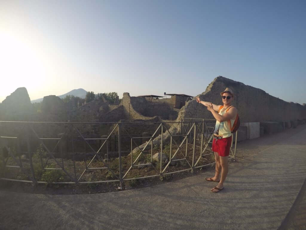 Volcano rock formation