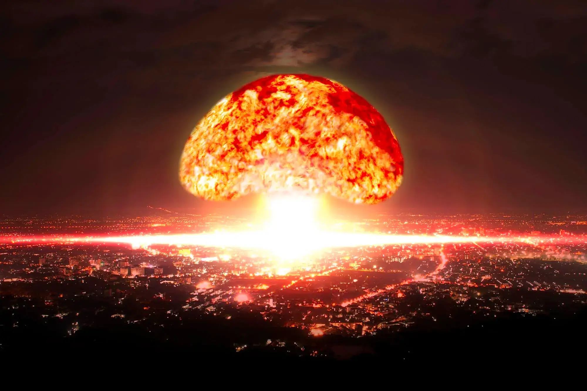 Nuclear explosion - word expression image