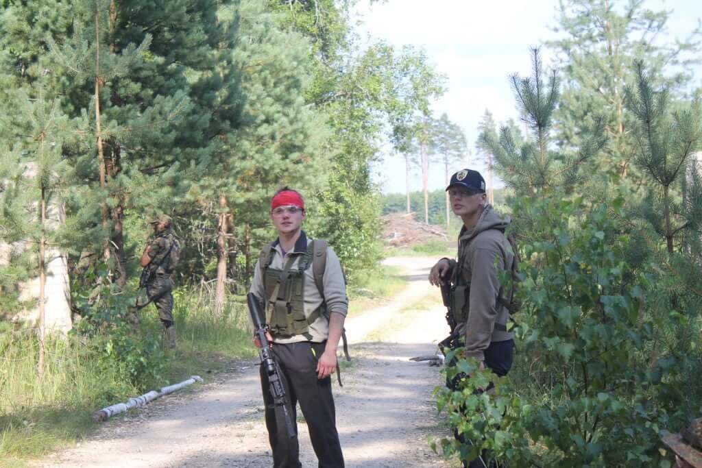 Very first game, where I looked like civilian with a replica gun