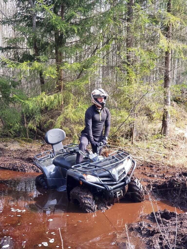 Muddy ATV adventure