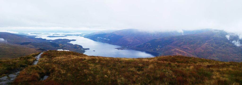 First image location can be seen at the right side of the lake. Picture was taken near the top of the mountain.