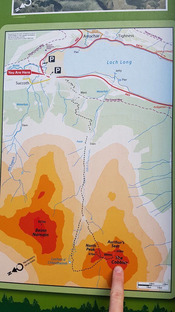 The route started from Loch Long