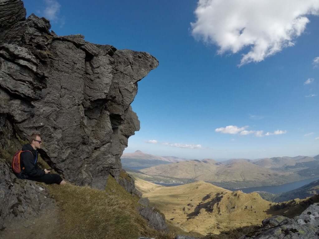 You can see how far is the river which is the beginning of the route