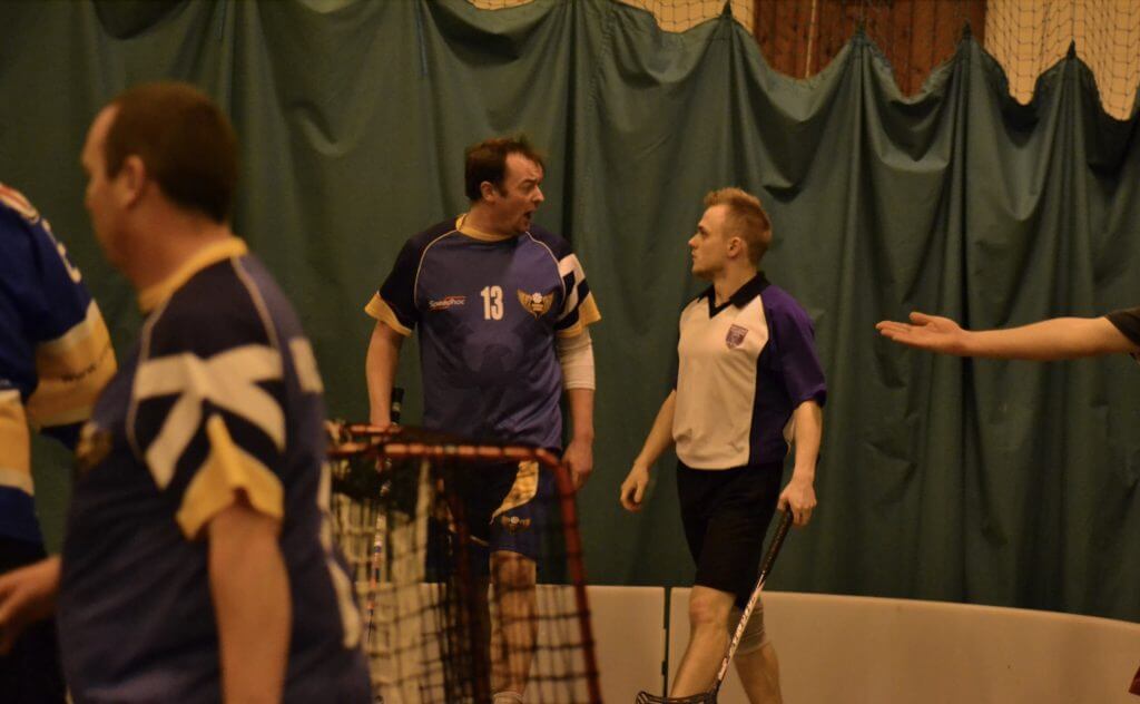 Someone was not happy about the body-check.