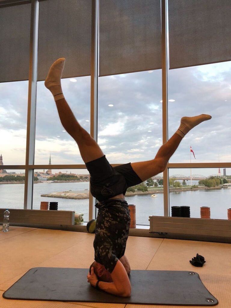 Riga in the background