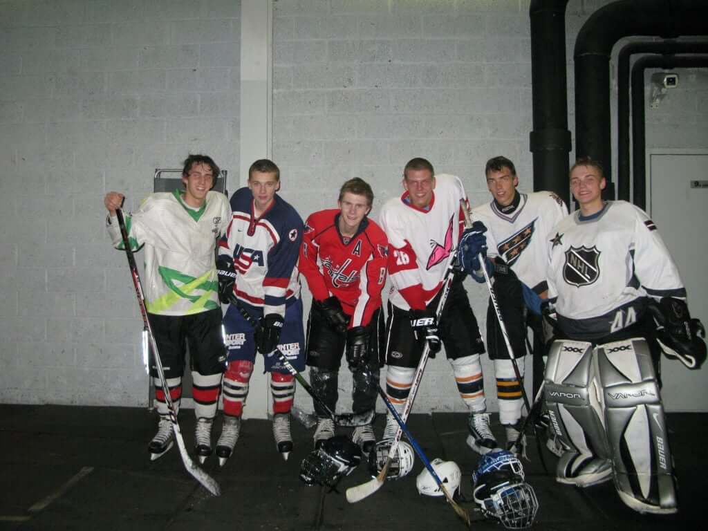 Morning routine at the rink