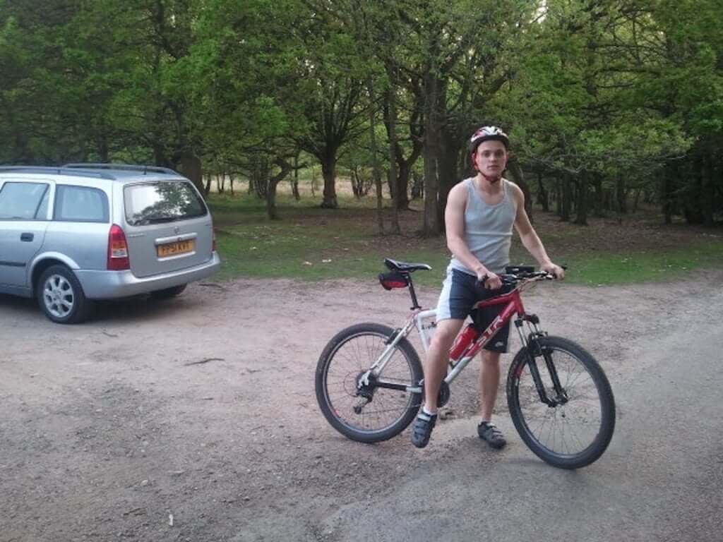 My very first mountain bike, cycling in Sutton Park UK