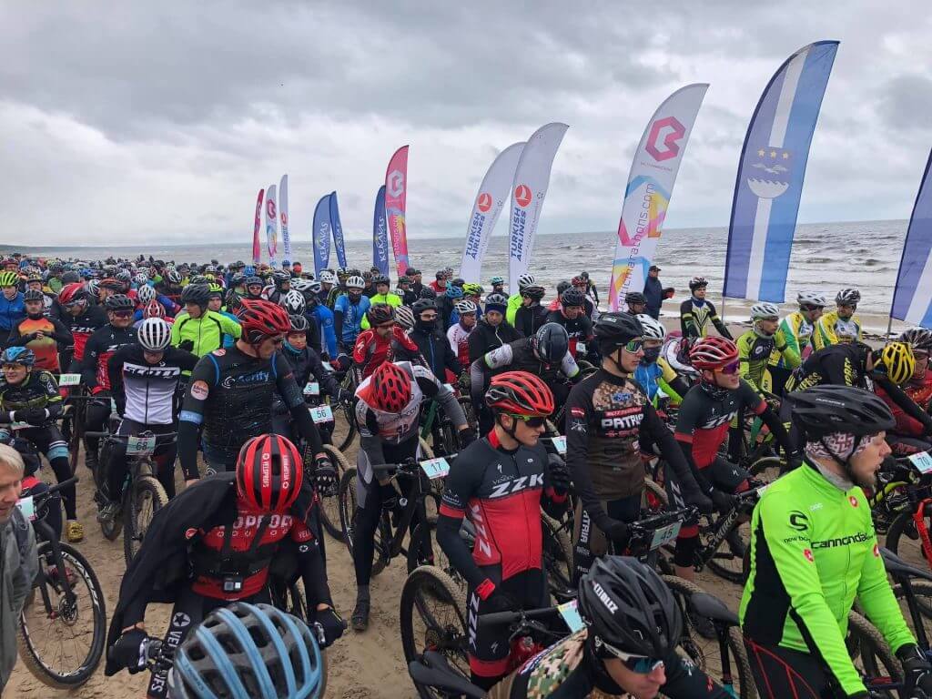 Number 18. It was cold ride with a lot of mud.