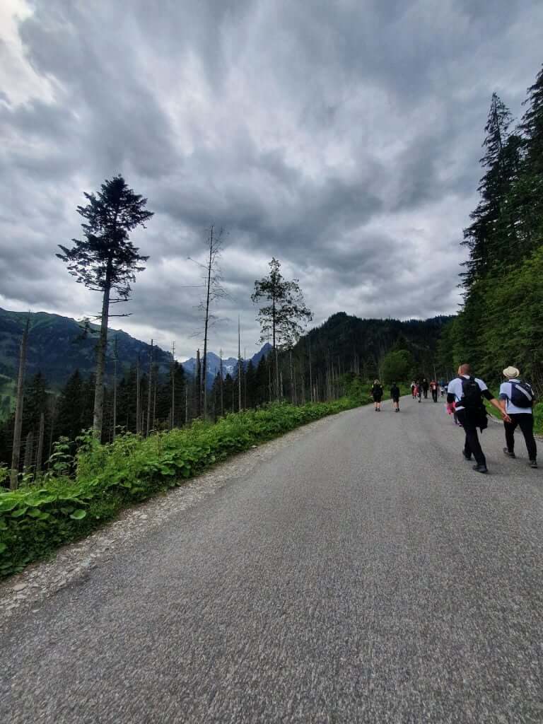 Rysy mountain from distance