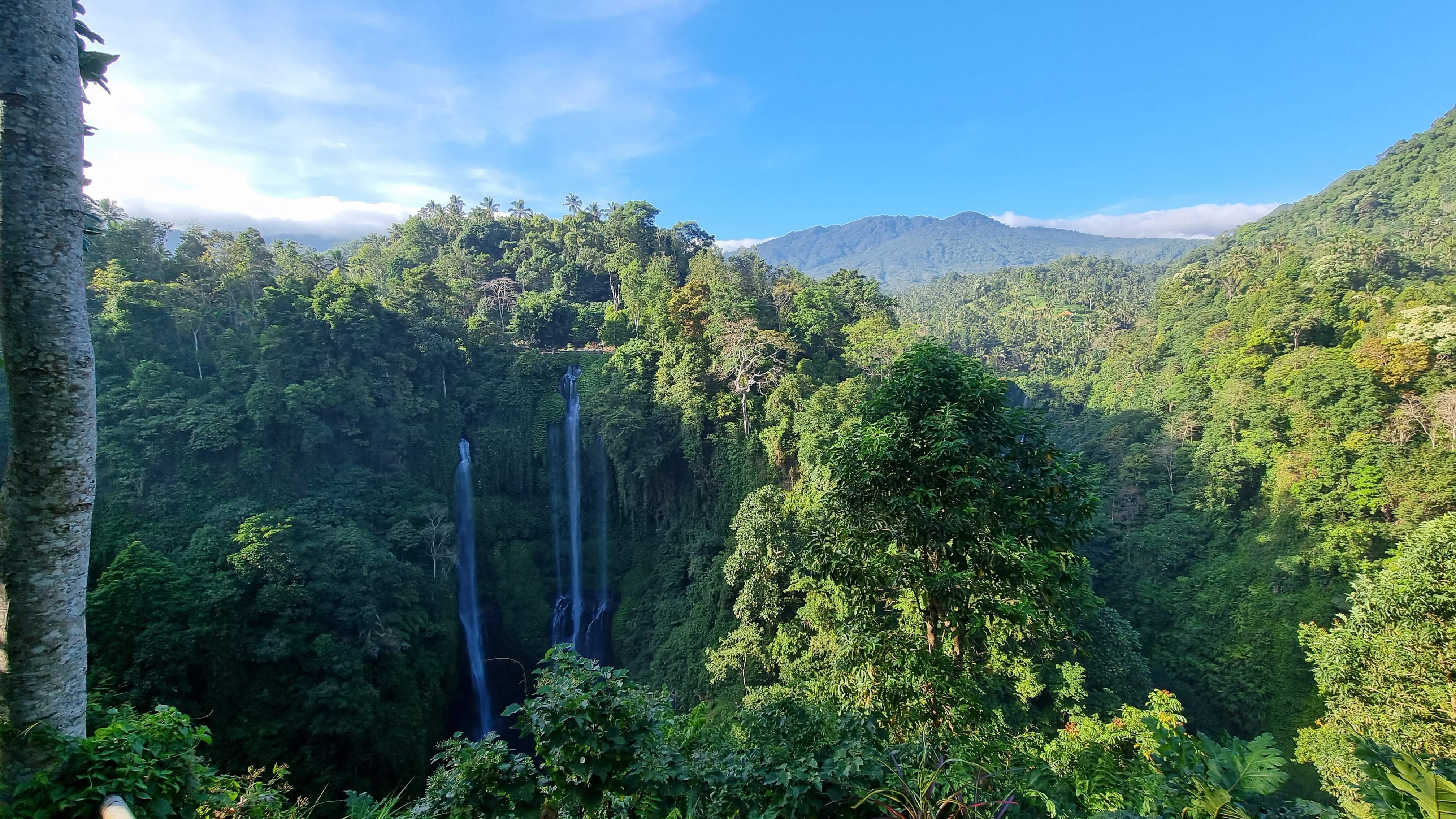 Waterfall from distance