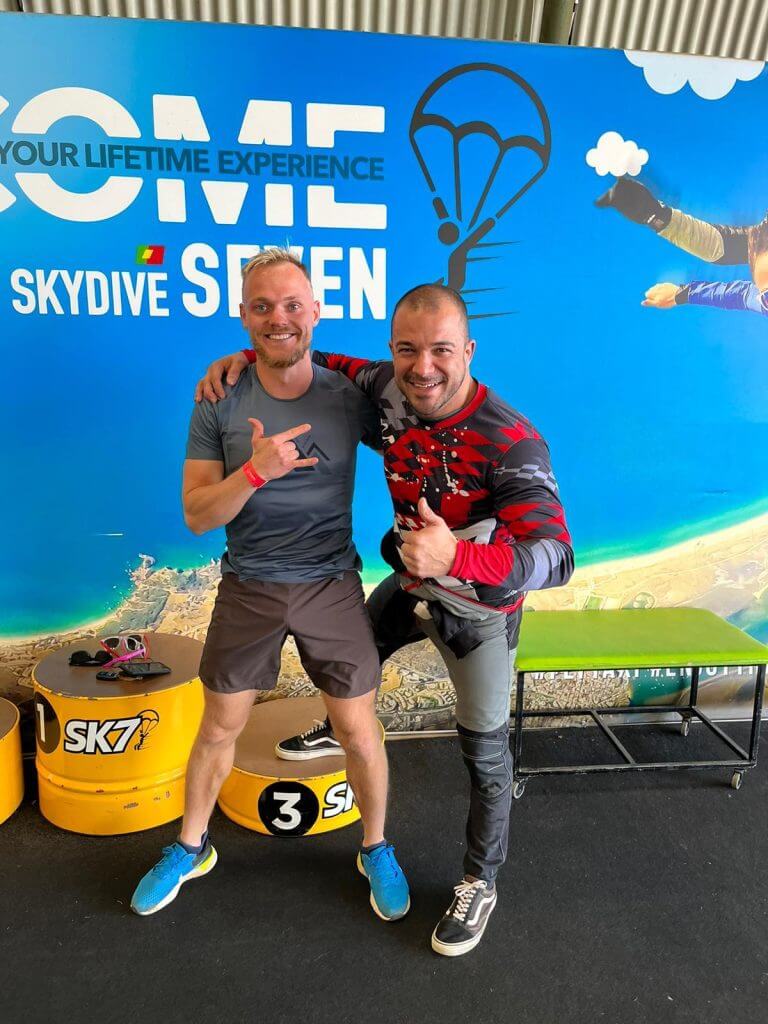 First jump for me and 14k jumps for João