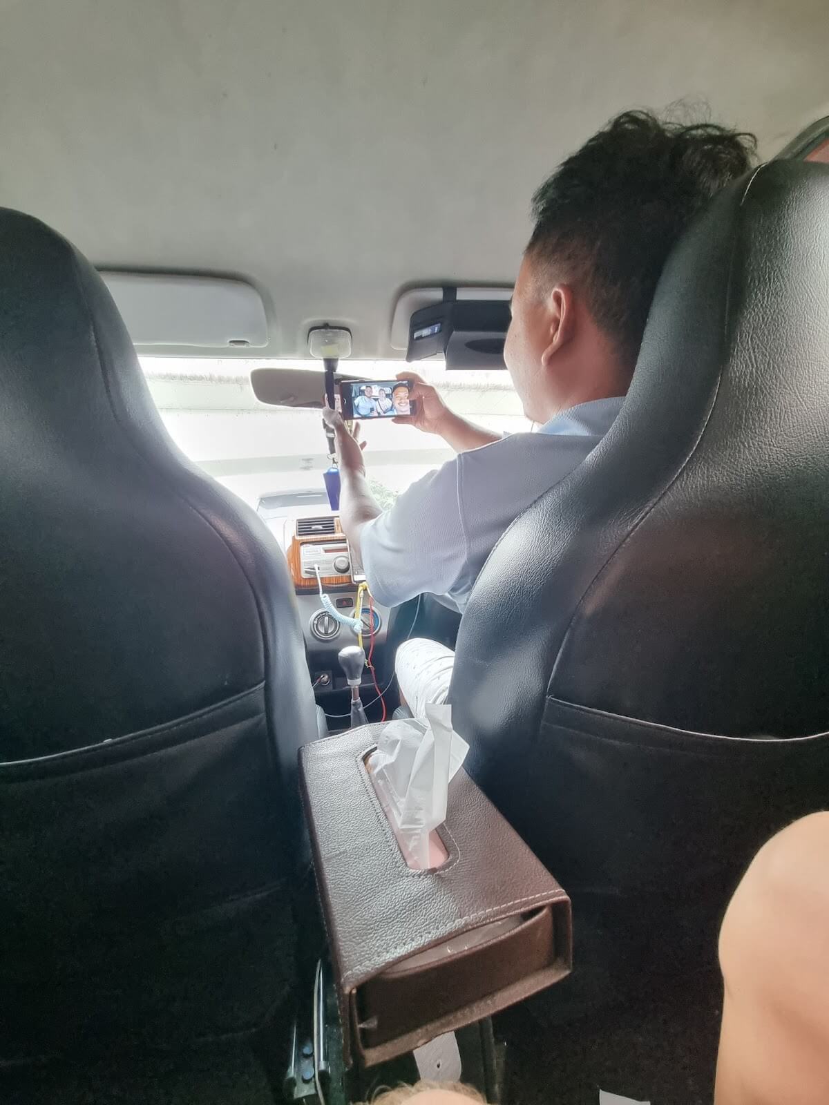 Driving through Jakarta