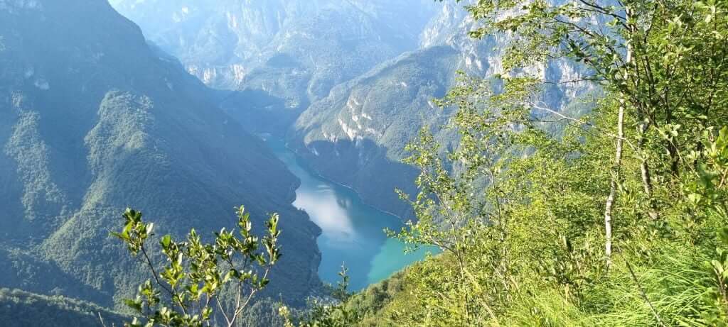 Another view of Lago del Mis in the background