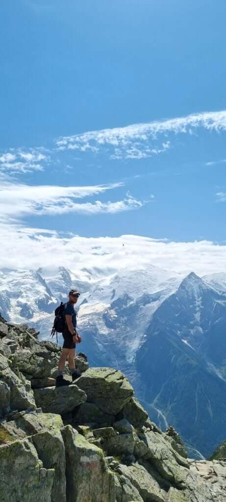 Sky view at Le Brévent