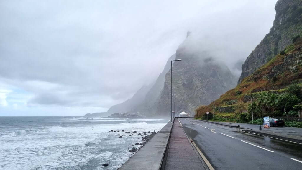 Misty mountains north side