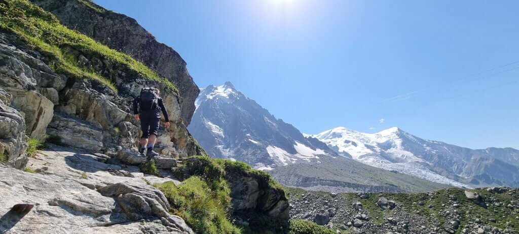 Mont Blanc is the snowy mountain