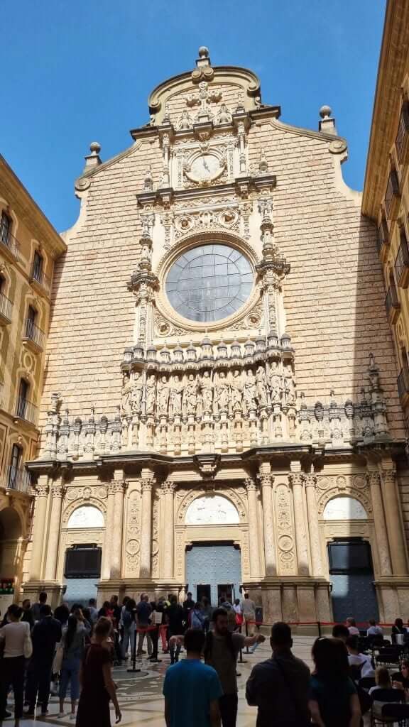 Montserrat Monastery entrance