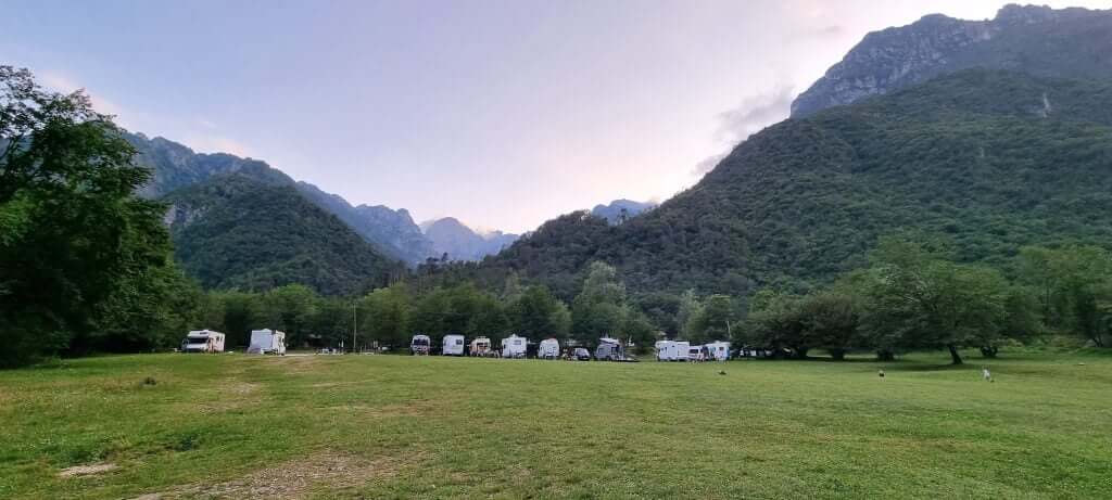 Mountain valley landscape