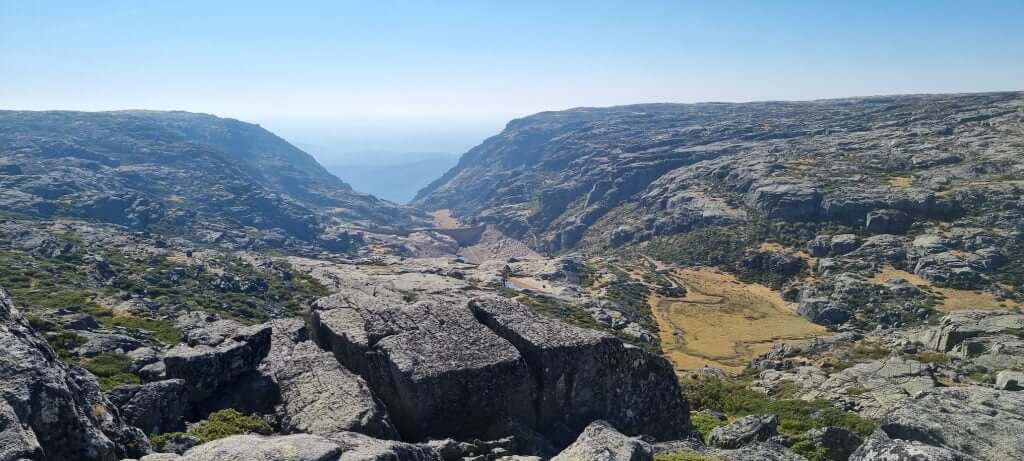 Mountain views on the way back