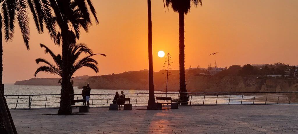 Portimao sunset view