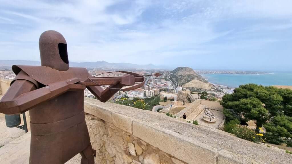 Ancient archer statue