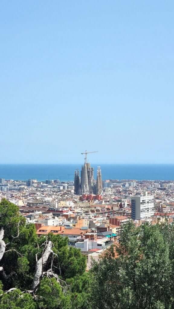 Barcelona cityscape view