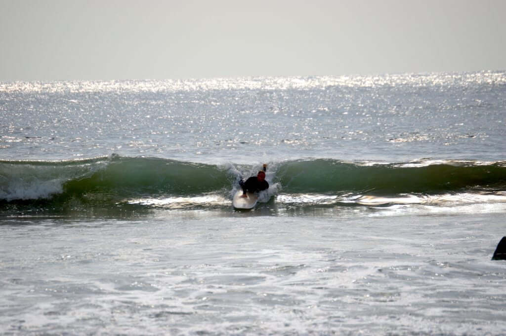 Surfing action shot 2