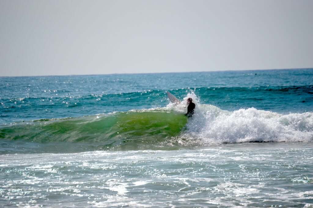 Surfing action shot 3