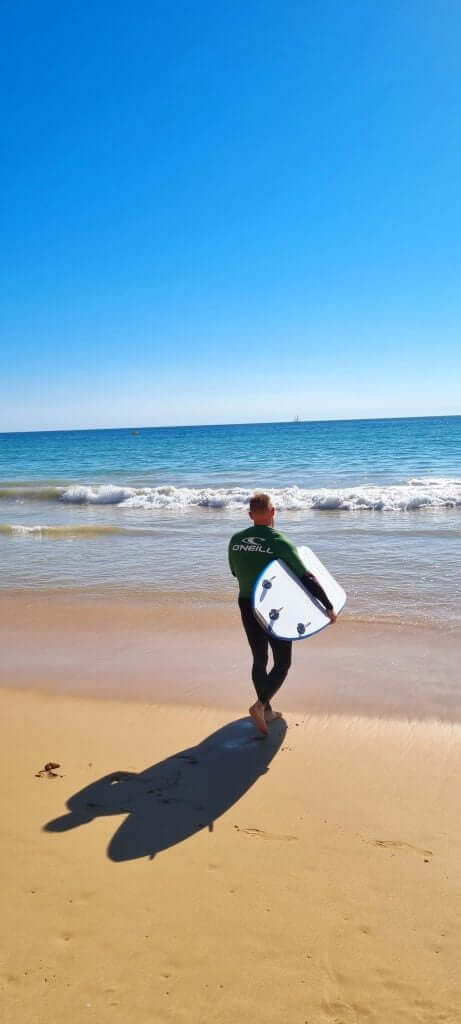 Surfing in Portugal