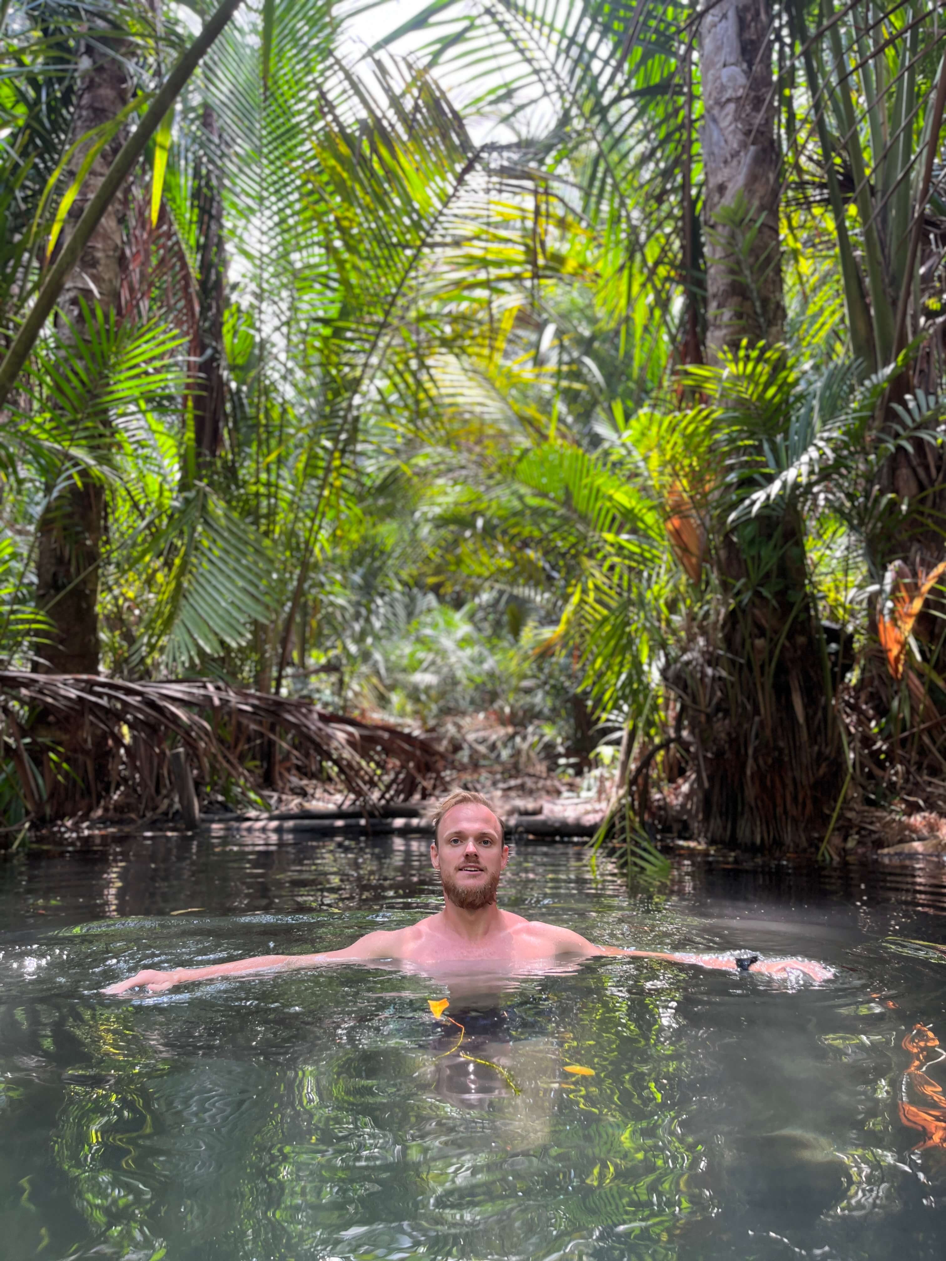Jungle hot springs