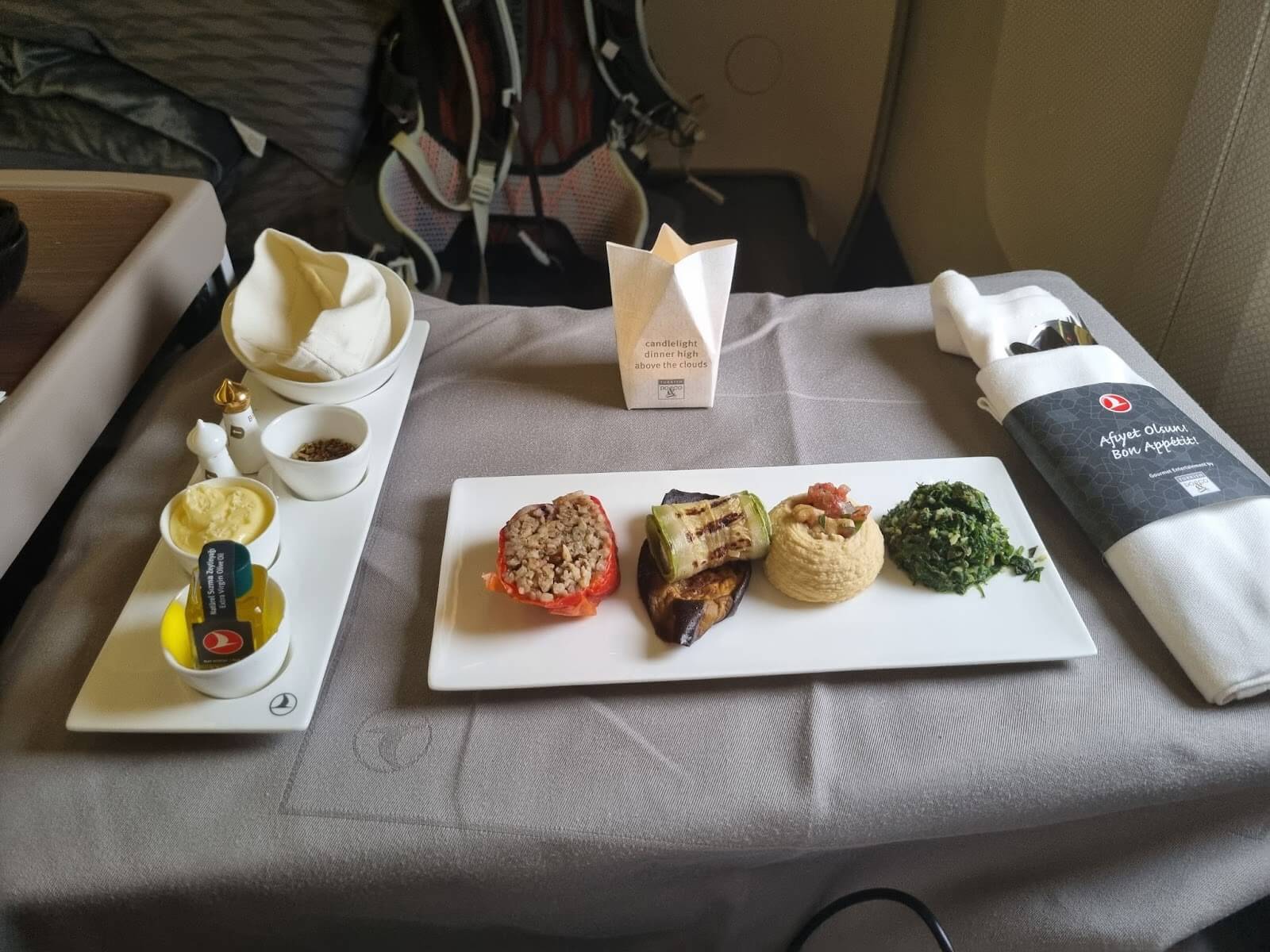 Business class food service