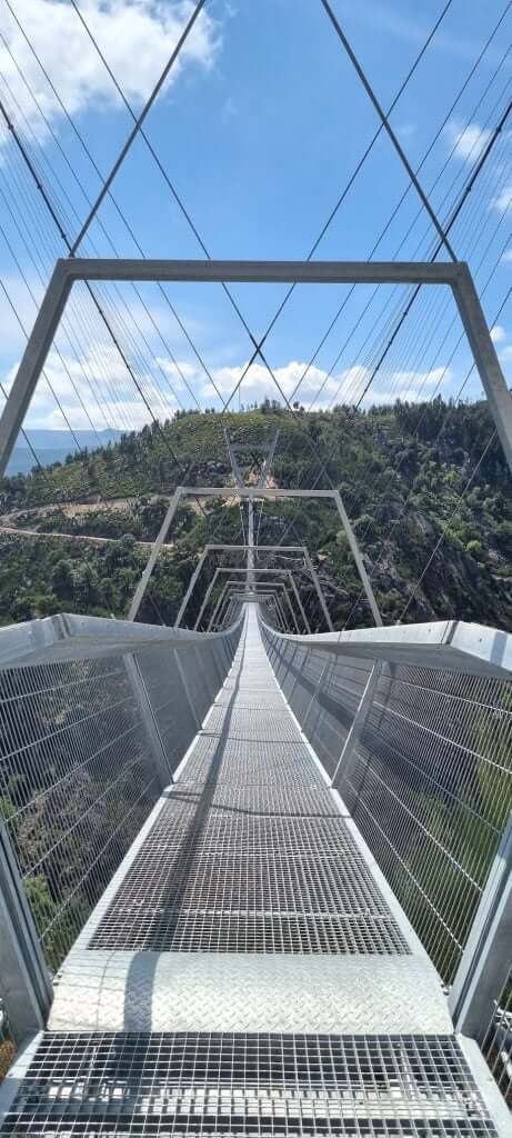 Walking on 516 Arouca Bridge